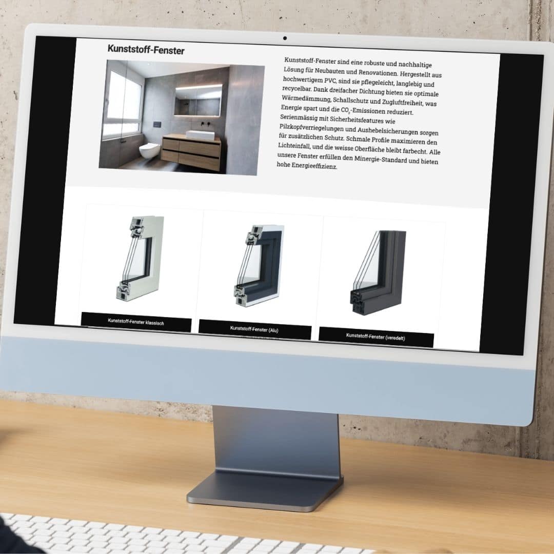 Damit die Website auch gefunden wird, optimierte ich sie für Suchmaschinen. Dazu gehören Keywords, Meta-Texte, Ladezeiten und Struktur, sodass die Kunden die Webseite schneller online entdecken.
