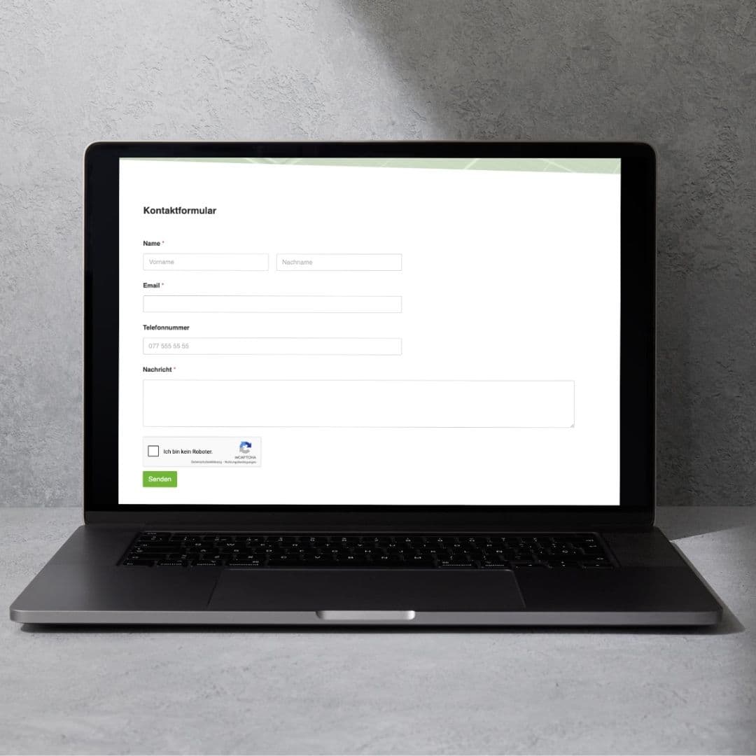 Ein Kontaktformular auf der Kontaktseite ermöglicht den schnellen und einwandfreien Kontakt zum Anbieter.