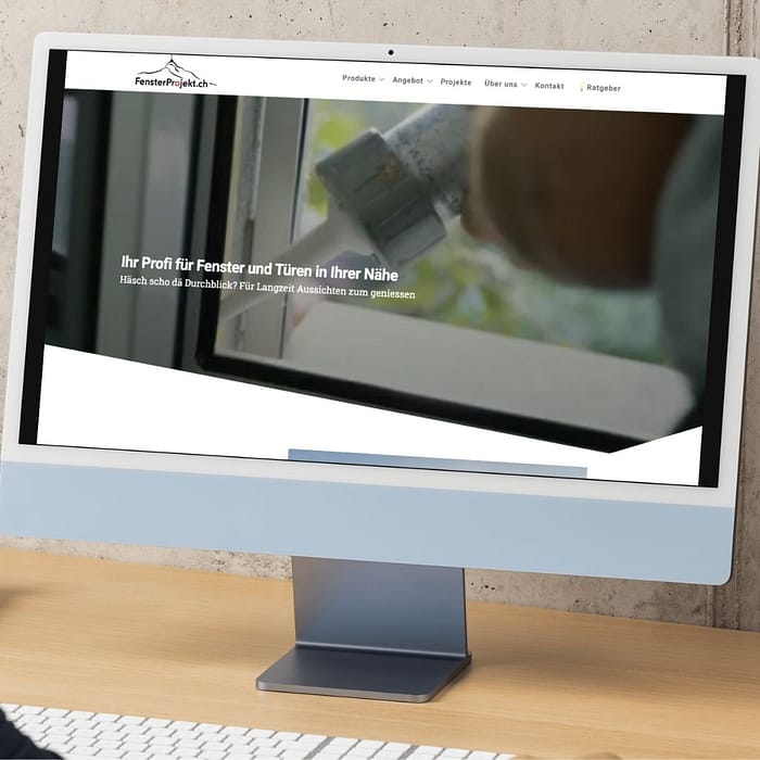 Redesign Webseite Fensterbranche